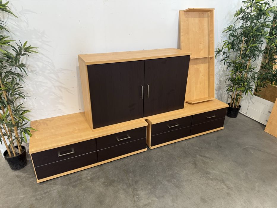 Fajny zestaw do salonu komoda rtv szafka półka super stan dowóz