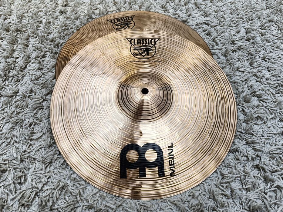 Talerze perkusyjne MEINL CLASSICS MEDIUM SOUNDWAVE Hi Hat 14''