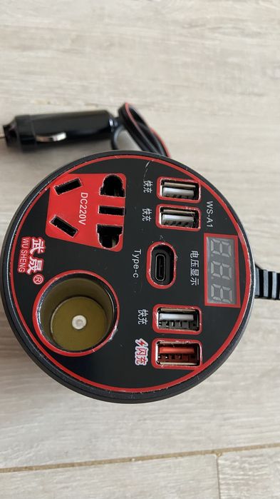 Інвертор авто 12/24 ,200 W, 110-220V нове невикористовувався