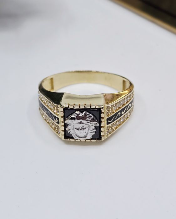 Złoty sygnet męski próba 585 14k