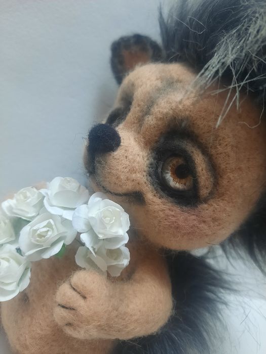 Валяная игрушка, валяна іграшка їжачок