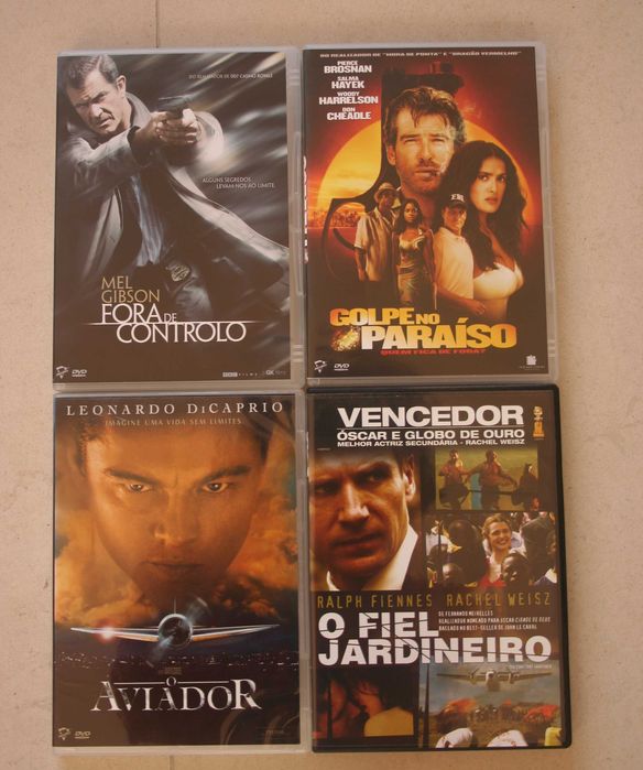 Lote de 4 filmes Dvd's