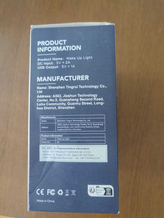 Despertador luz natural / Natural light alarm clock