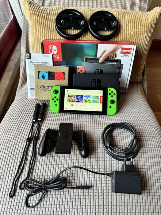 Nintendo switch + acessórios - como nova