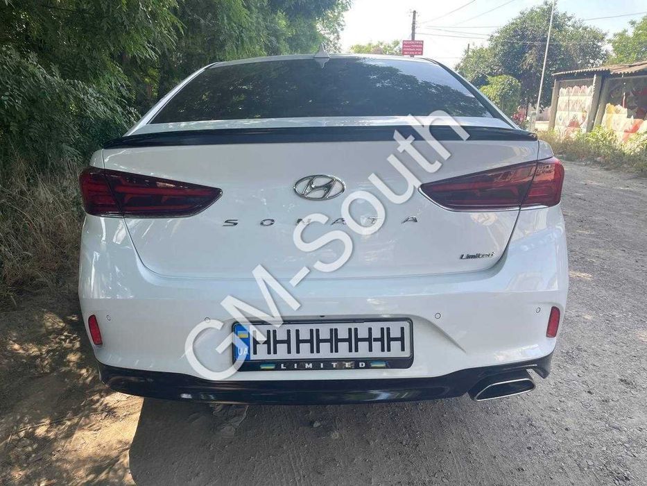Hyundai Sonata YF LF 2015 2016 2017 2018 2019 Спойлер Spoiler BLACK