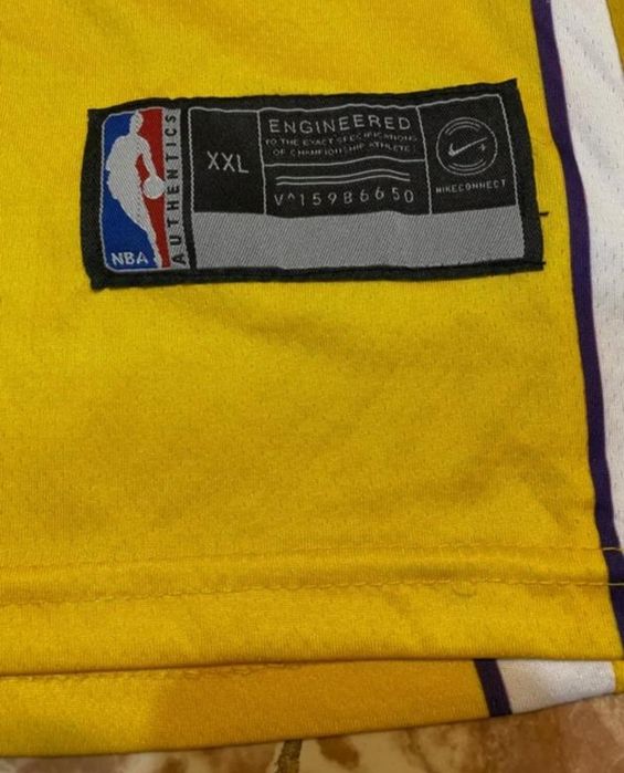 Майка nike lebron james 6 nba, жовта лос-анджелес лейкерс