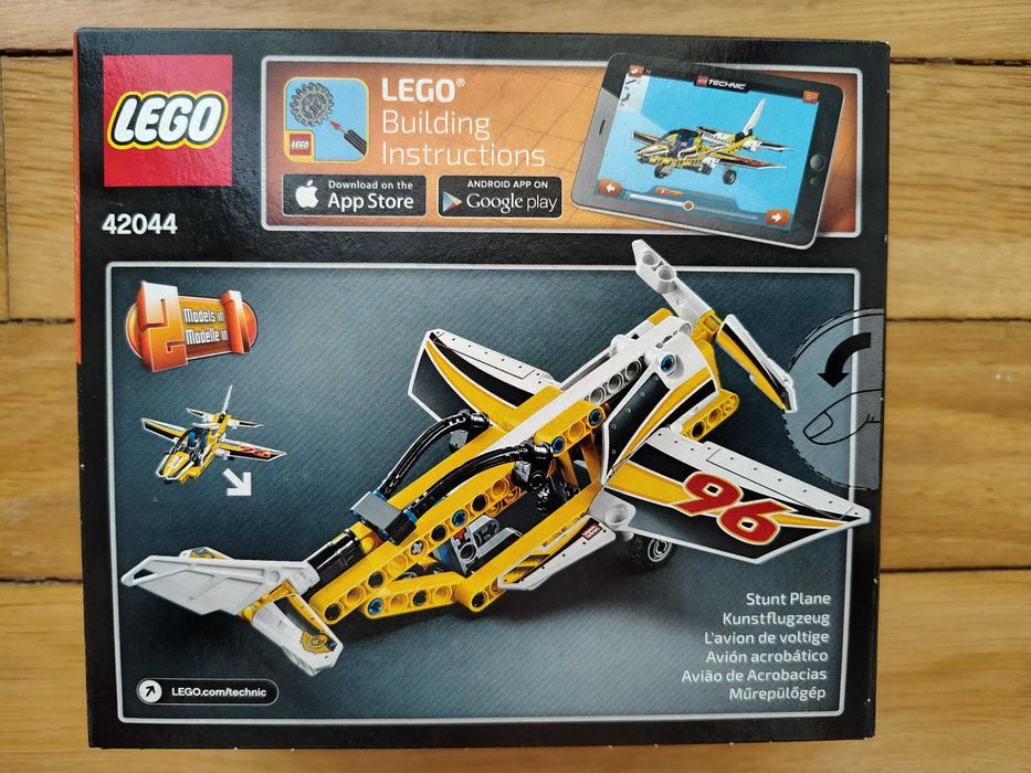 LEGO Technic 42044 – Display Team Jet Novo, Selado e Fora de Catálogo!