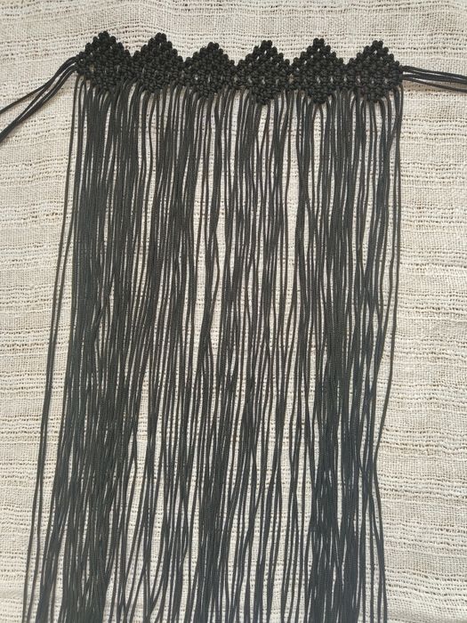 Припинда пояс з макраме