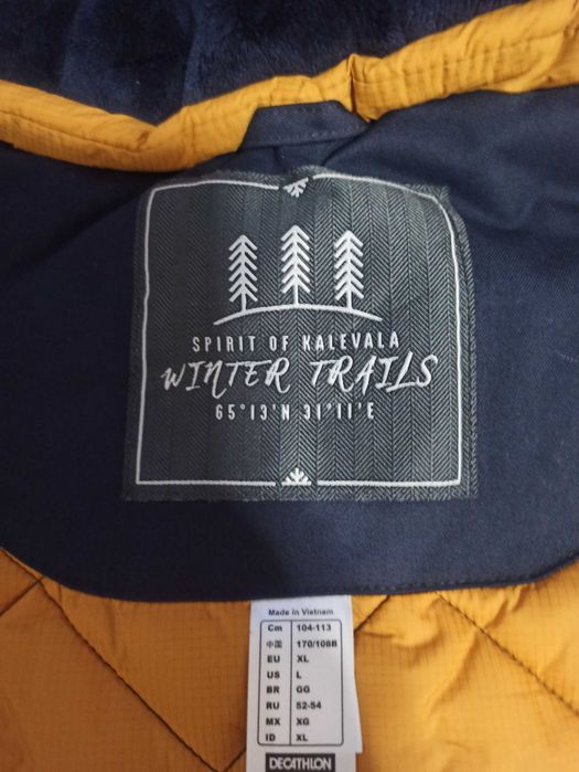 NOWA parka turystyczna damska SH900 wodoodporna / DECATHLON