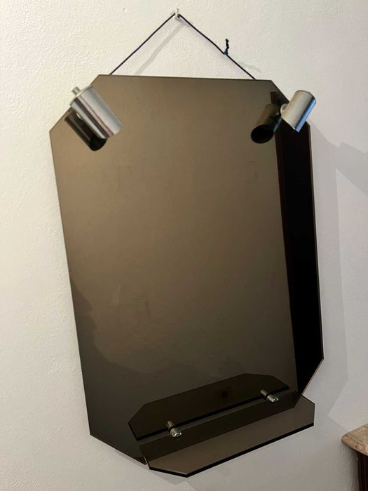 Espelho casa de banho com apliques