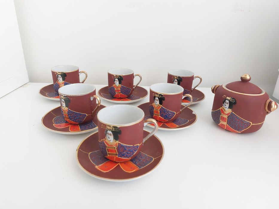 Serwis do herbaty kawy geisha
