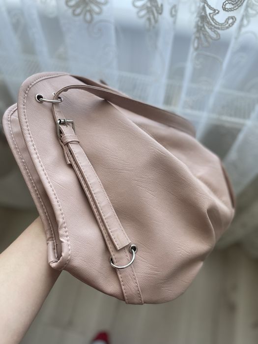 Ніжно-рожева сумка, літня сумка, сумка на літо