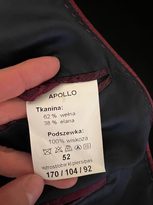 Garnitur męski roz. 52