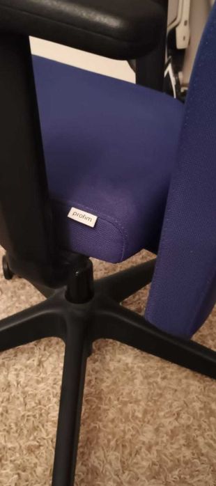 Krzesło biurowe Ergonomiczne stan idealnye | Granatowe | Regulowane