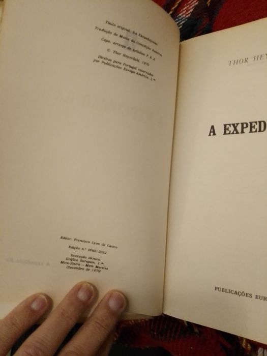 A expedição RA- Thor Heyerdahll-1 edicao-10E- Camisa noite-5E Desde 5E