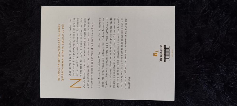 Livro Novo - Mulheres na Política - Retratos na primeira pessoa