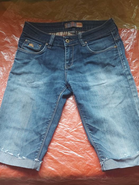 Spodenki krótkie jeans rozmiar S/M firma Burberry