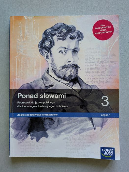 Ponad słowami 3 podręcznik język polski liceum i technikum zakres podstawowy i rozszerzony część 1 nowa era