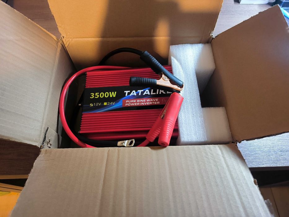 przetwornica napięcia z 12V na 220V pełny sinus moc 3500W