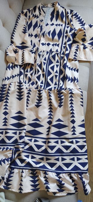Vestido fluido com design