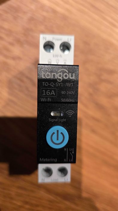 Bezpieczniki smart WiFi 16A Tuya z pomiarem !!! TANIO !!!