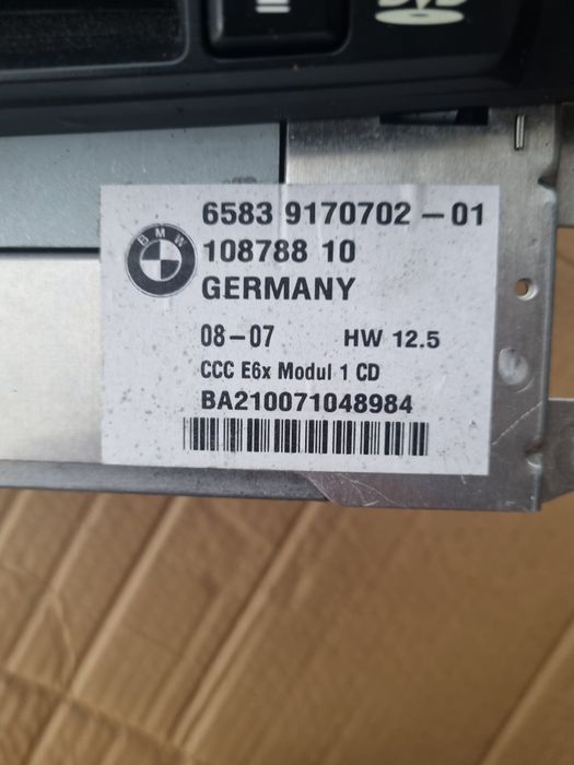 Radio Nawigacja CCC dvd bmw w e60 e61  LCI LIFT