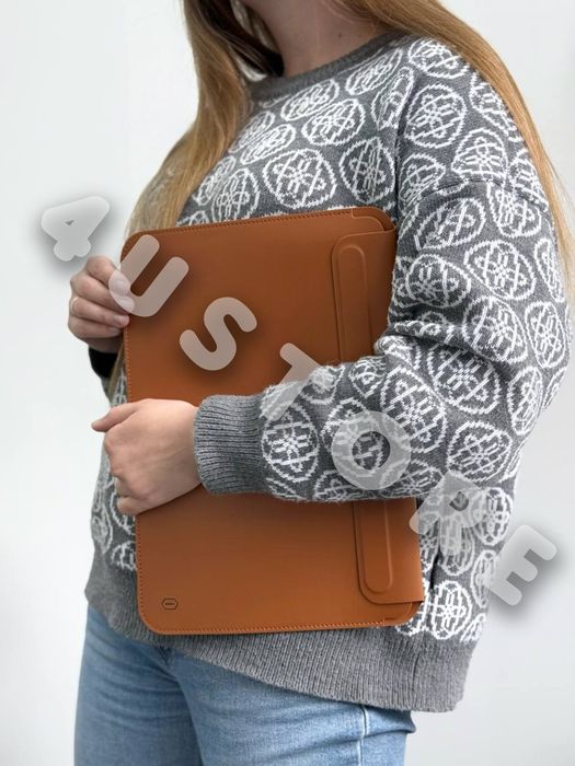 Чехол папка Wiwu на MacBook Air Pro 13" Чохол шкіряний з магнітом