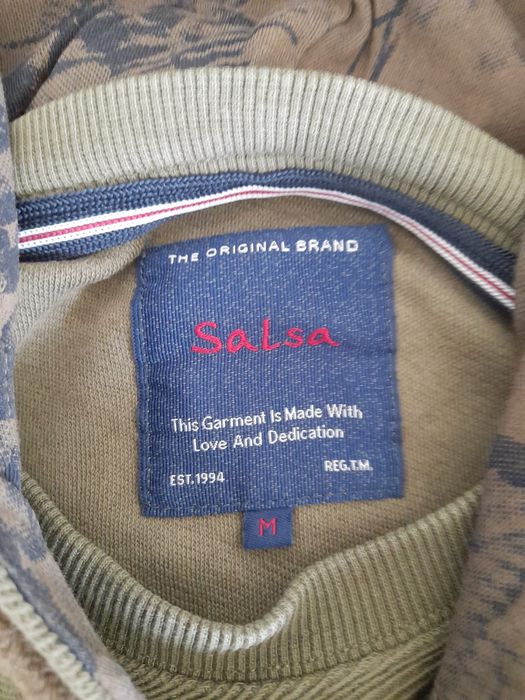 Sweatshirt verde tropa homem S salsa