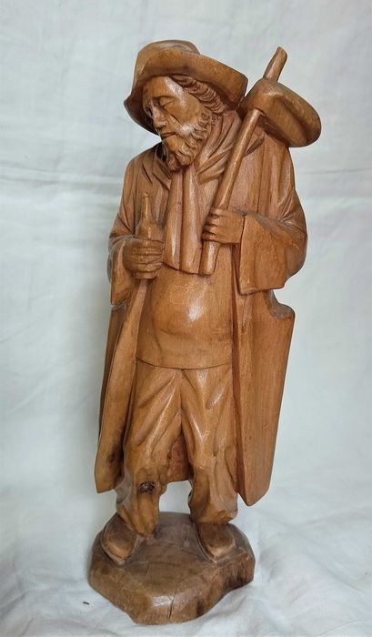 Figuras Mendigo Madeira