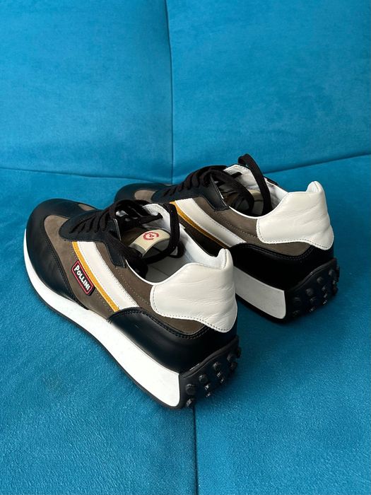 Pollini skóra, 28 cm, roz. 43, -50%, Made in Italy