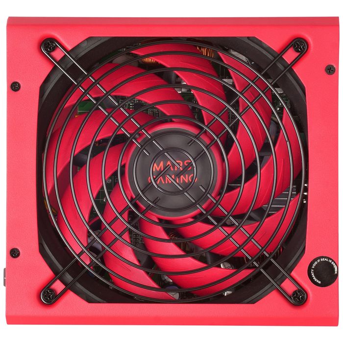 Zasilacz Modularny Atx Mars Gaming Mpvu750M 750W Red (B)