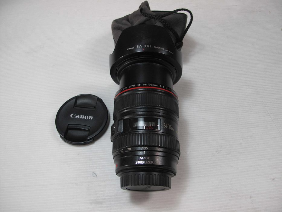 Canon 24-105 L IS tudo excelente condição como se pode ver nas fotos