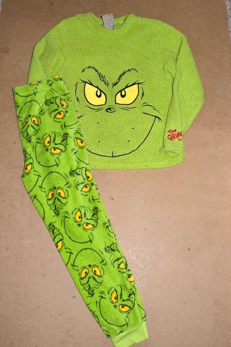 The Grinch strój przebranie piżama M/L