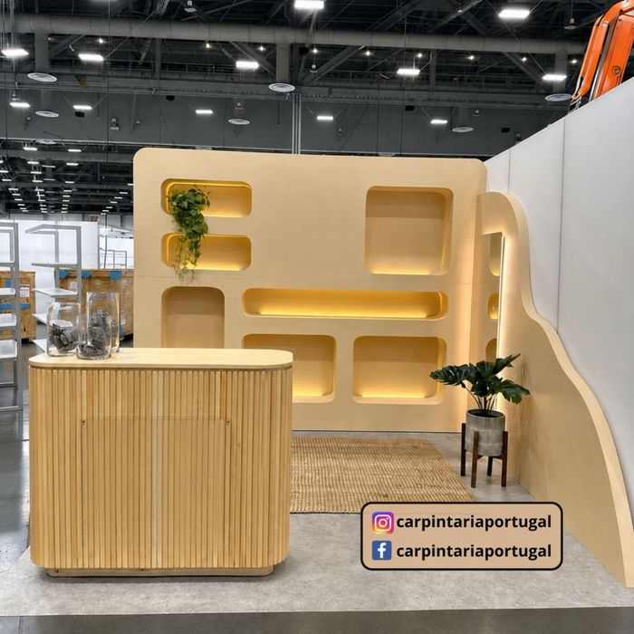 stands, quiosques e móveis para eventos
