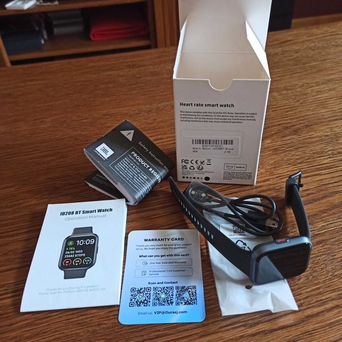 Smart watch ID208BT-Black j.nowy