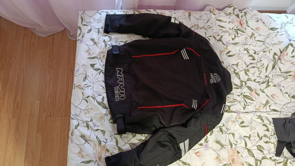 Jaqueta de moto nava tech + luva oxford