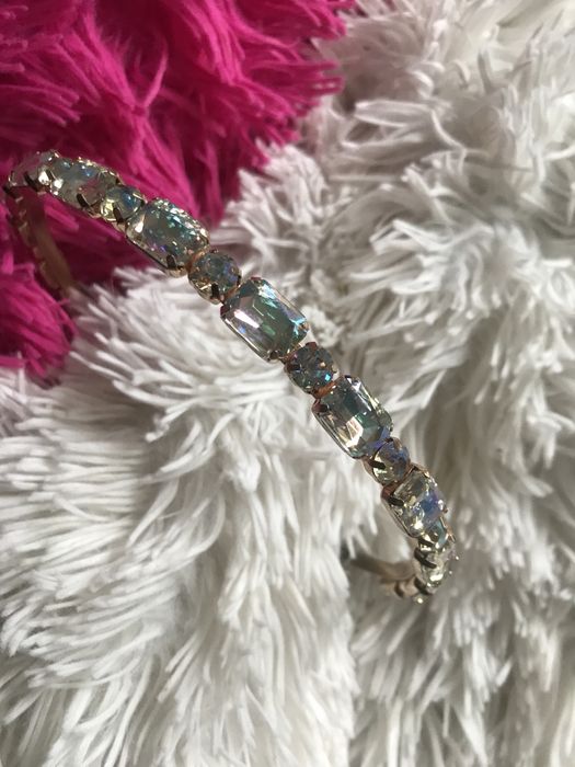 Обруч с камнями АБ ( золото.) Англия А)