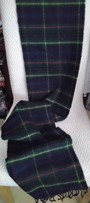 Szkocja Edinburgh Old Town Royal Mile Tartan szalik z wełny