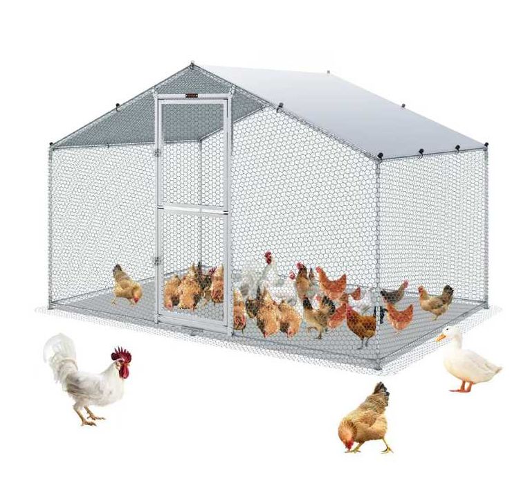 Курник вольєр для домашніх птахів 6м² ZooGuard курятник вольєр для кур