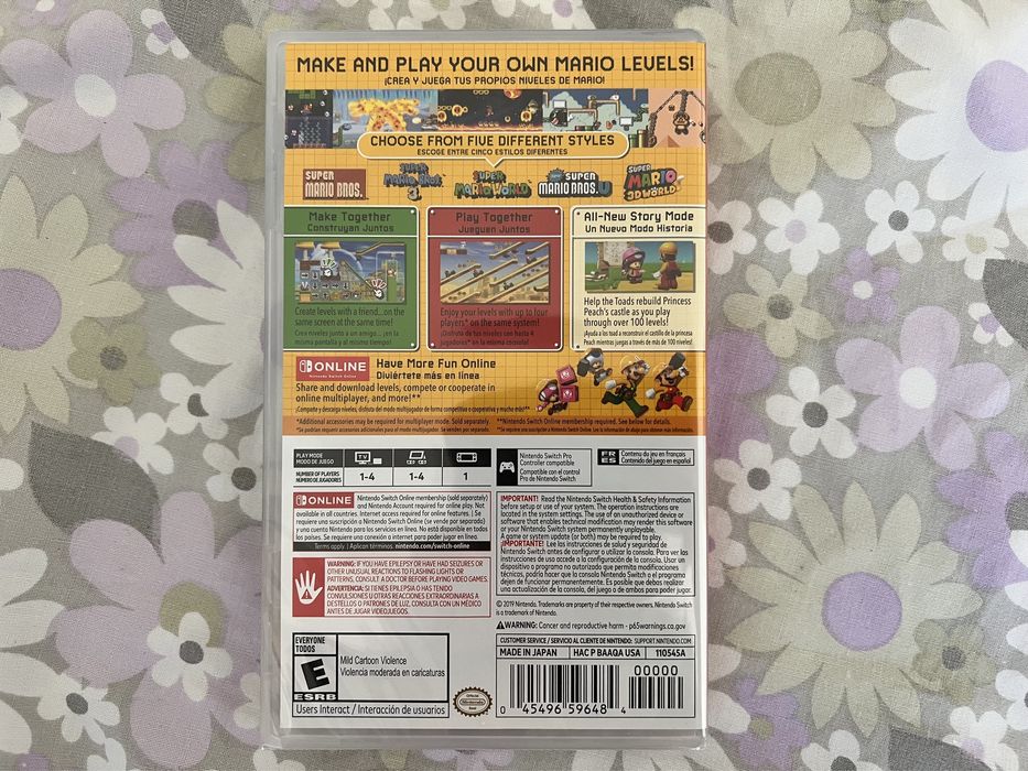 Super Mario Maker 2 – Brand-new and Sealed Video Game for Nintendo Switch64550996893571121