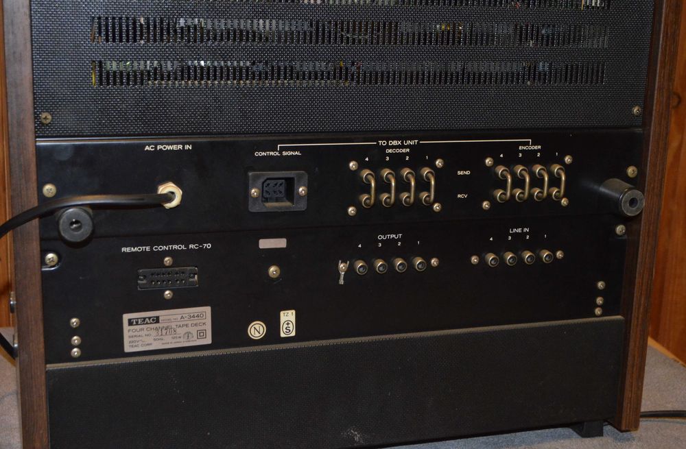 TEAC A-3440 Magnetofon szpulowy profesjonalny, do małego serwisu + Nab ...