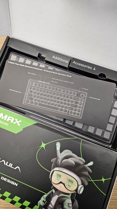 РОЗПРОДАЖ Механічна клавіатура AULA F75  MAX Reef Black