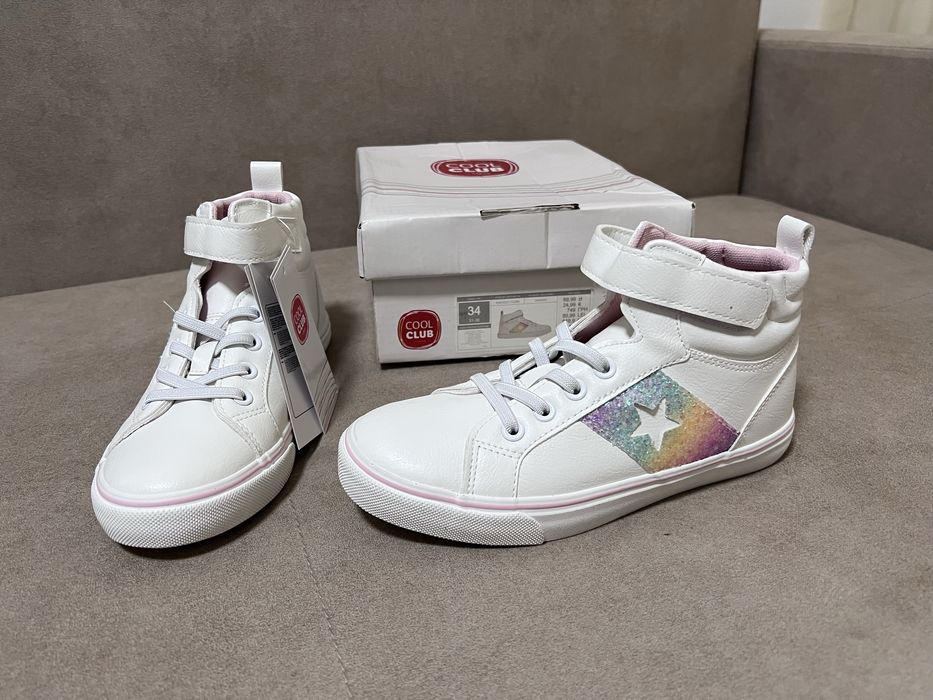 Високі кеди кросівки cool club 34р