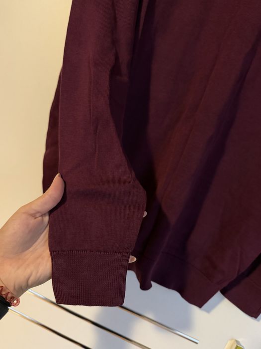 Pako lorente sweter męski w serek 38 fioletowy