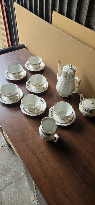 Stary zestaw kawowy Porcelana Bogucice PRL