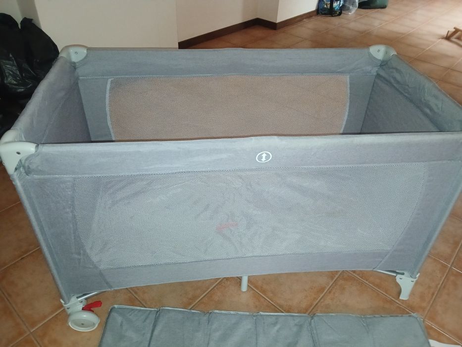 Berço de viagem, bolsa de transporte, 2 em 1, dobrável ultracompacto,