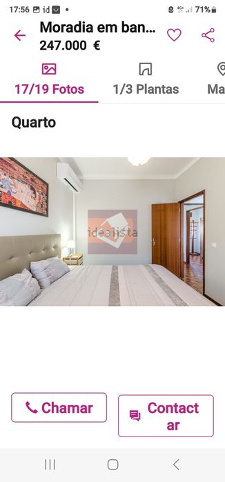 2 Quartos em Moradia Duplex com Logradouro junto ao Metro de Odivelas (Exclusivo Sexo Feminino)