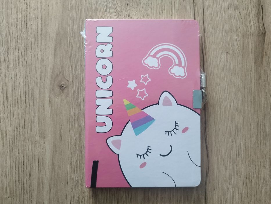 Unicorn pamiętnik na kłódkę