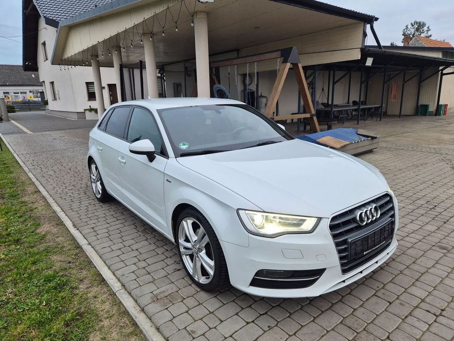 Audi A3 Sportback Audi A3  S-line  2015r. 1.4 benzyna przebieg 183 tys