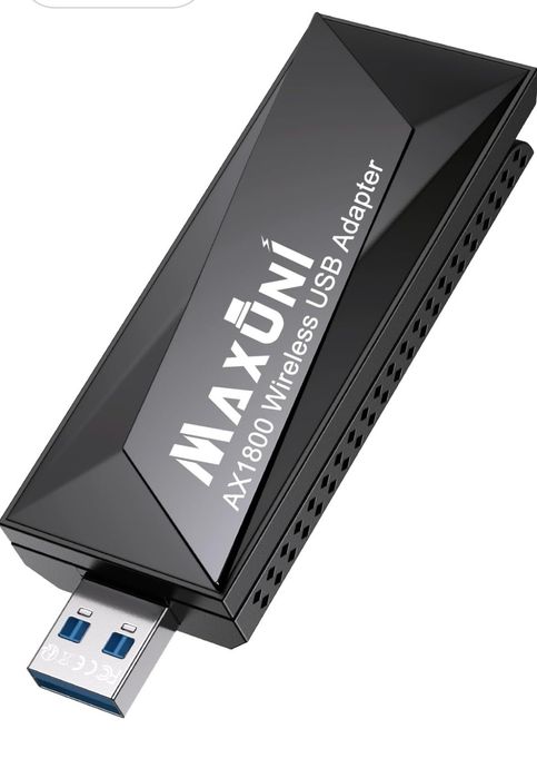 Maxuni AX1800 USB WiFi Adapter do PC, Bezprzewodowy Adapter Sieciowy